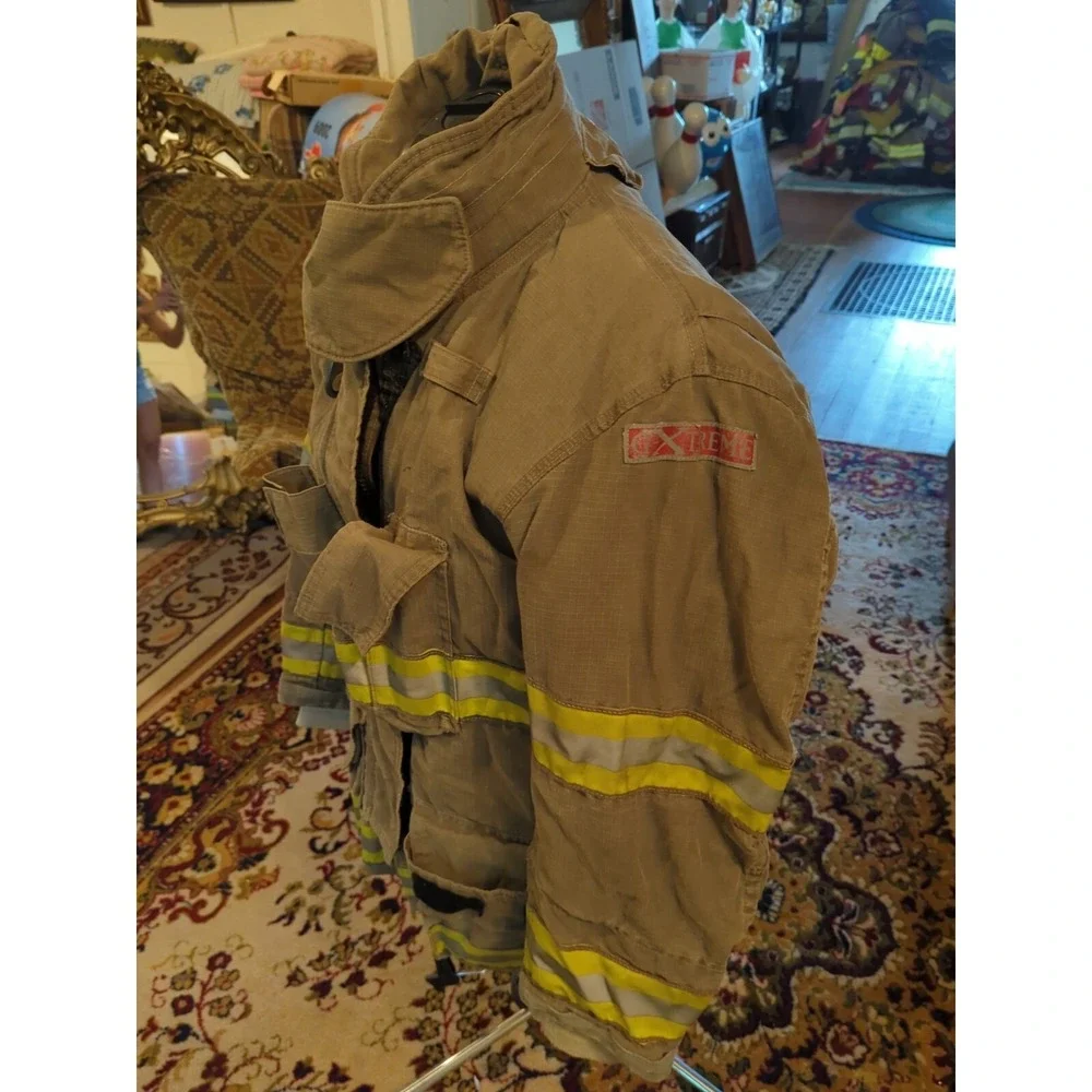 Vintage Retired Firefighter‎ Turnout JACKET FIRE COAT USED Size 40 X 32